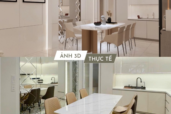 Tủ bếp Acrylic – Giải pháp nội thất hiện đại cho không gian bếp sang trọng